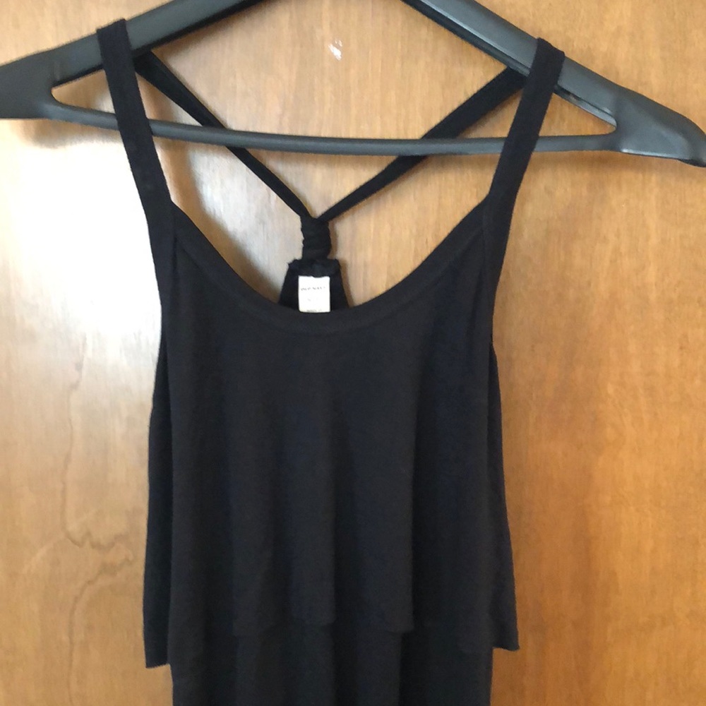 NWT Old Navy Layered Black Top Size SP
